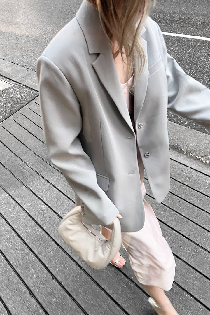 OVERSIZED BLAZER in Paloma — alternate angle