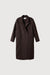 Double breasted coat in brown — main image