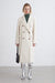 Double breasted coat in cream — main image