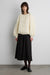 Padded liner jacket in cream — main image