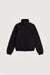Zip-up track jacket in black — main image