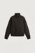Zip-up track jacket in olive — main image