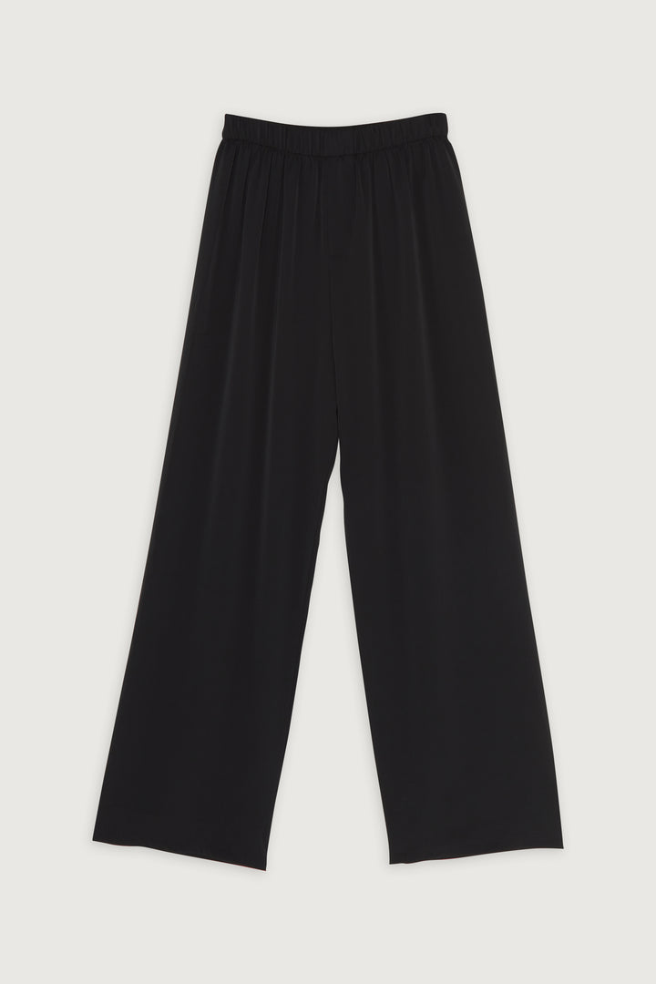 ELASTIC WAISTBAND PANT in Black — alternate angle