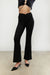 Bootcut flared pant in black — main image