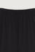 Nylon wide leg pant in black — main image