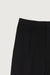 Straight leg pant with pleats in black — main image