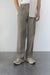 Straight leg pant in brown — main image