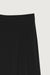 Cropped wide leg flowy pant in black — main image