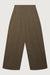100% linen straight leg pant in dark aloe — main image
