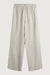 Elastic waist straight leg pant in pelican — main image