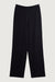 Elastic waist knit pant in black — main image