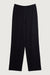 Elastic waist knit pant in black — main image
