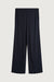Wide leg knit pant in black — main image