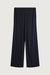 Wide leg knit pant in black — main image