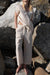 Linen blend culotte in oatmeal — main image