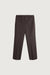 Relaxed fit suiting trouser in heather dark brown — main image