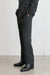 Relaxed fit suiting trouser in heather dark charcoal — main image