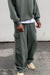 Sweatpant jogger in deep green — main image
