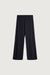Flared pant with stitch details in black beauty — main image