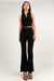Flared pant in black beauty — main image