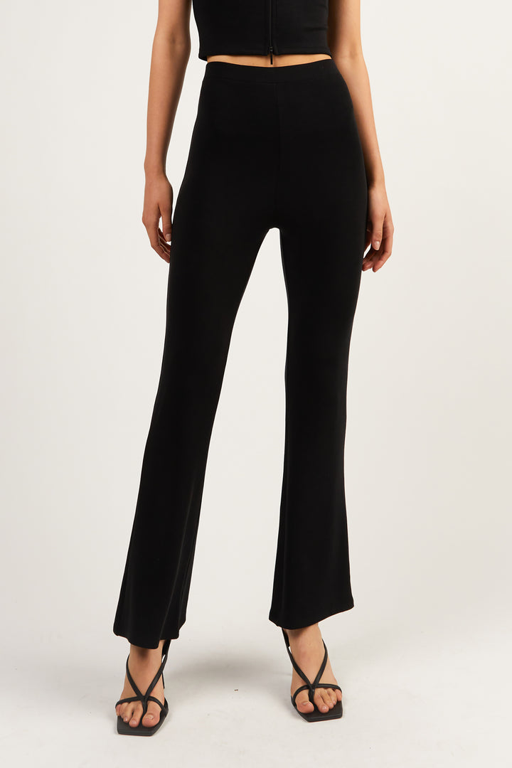 FLARED PANT in Black Beauty — alternate angle