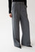Wide leg trouser in dark heather grey — main image