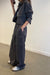 Wide leg cargo pant in asphalt — main image