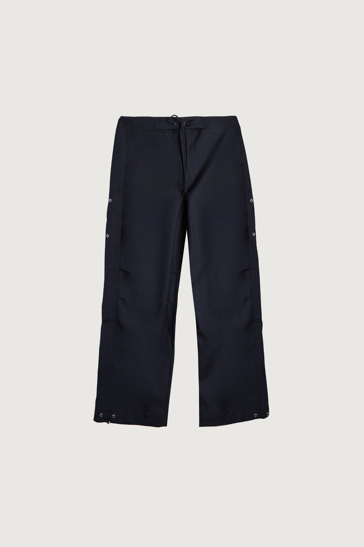 WIDE LEG PARACHUTE PANT in Black — alternate angle