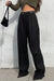 Wide leg trouser in black — main image