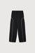 Fleece pant with contrast piping in black — main image