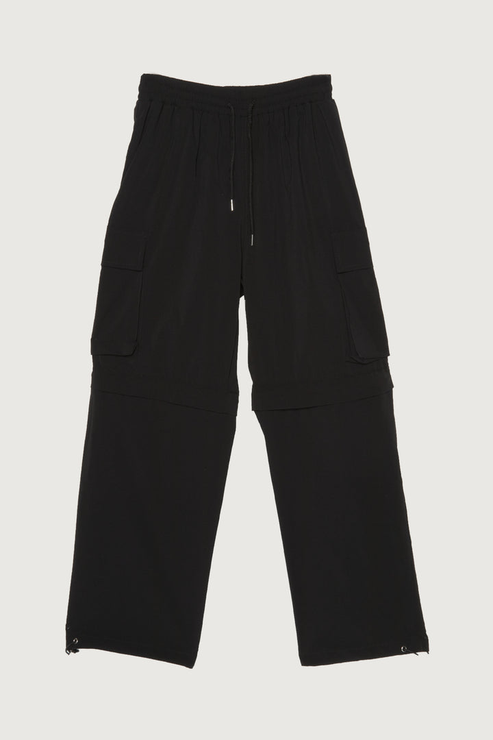 ZIP-OFF CARGO PANT in Black — alternate angle