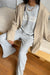 Straight leg sweatpant in grey — main image
