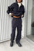 Cargo jogger sweatpant in black — main image