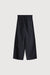 Nylon track pant in black — main image