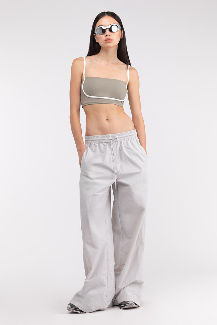 NYLON TRACK PANT in ANTARCTICA — alternate angle