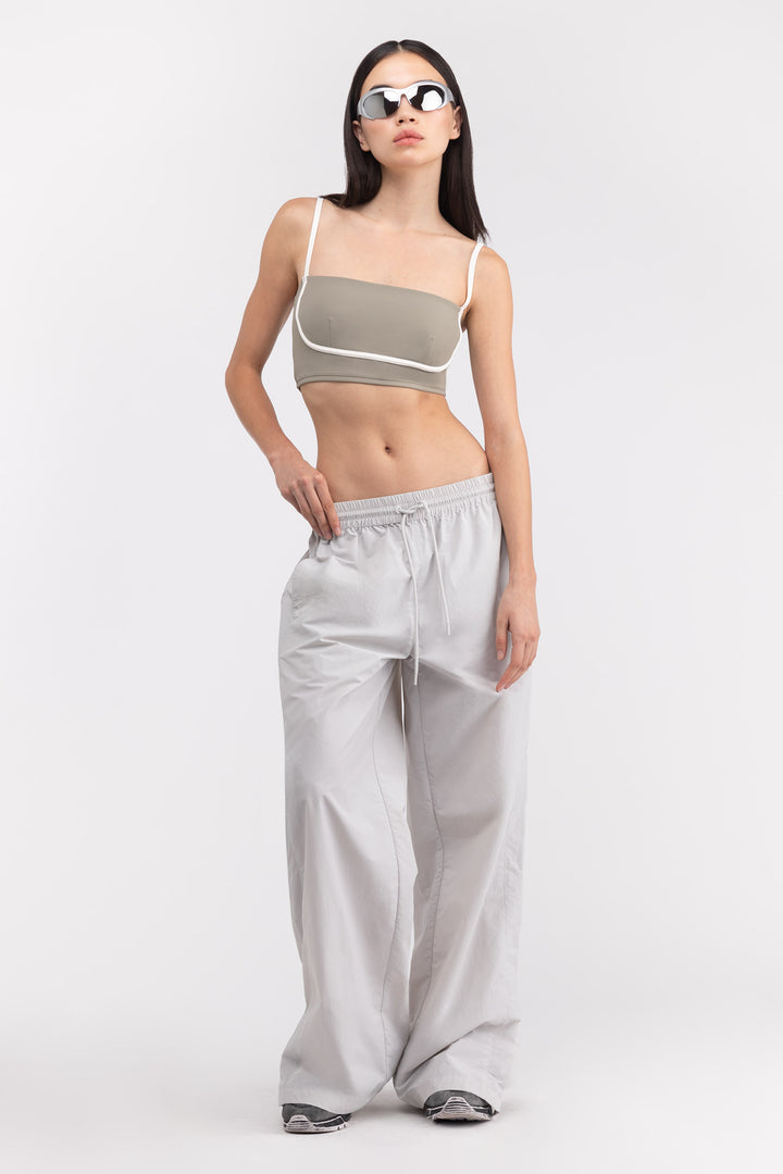 NYLON TRACK PANT in ANTARCTICA — alternate angle