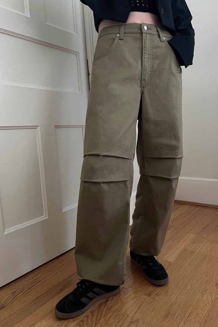 DOUBLE-FACED CARGO PANT in Mermaid — alternate angle