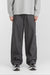 Cotton-twill straight leg cargo pant in asphalt — main image