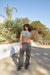 Recycled nylon parachute pant in lava smoke — main image