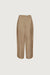 Linen blend wide leg dress pant in incense — main image