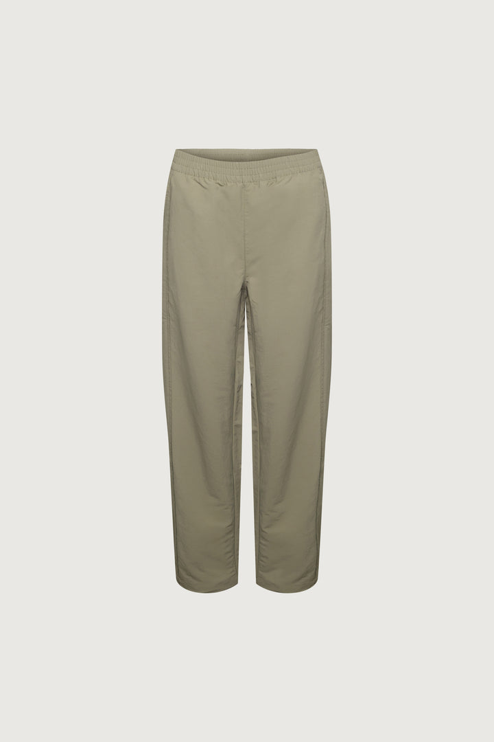 NYLON PARACHUTE WIDE LEG PANT in Vetiver — alternate angle