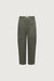 Twill wide leg cargo pant in mulled basil — main image
