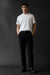 Relaxed fit trouser in black — main image