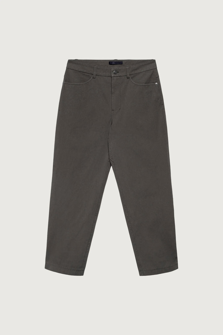 COTTON TWILL STRETCH CHINO PANT in Turkish Coffee — alternate angle