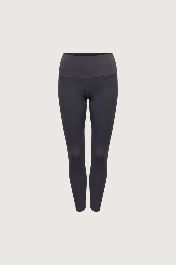 MID-RISE SMOOTH LEGGINGS in ASPHALT — alternate angle