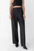 Wide leg high-rise dress pant in asphalt — main image