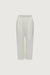 Drawstring crinkle pant in cream — main image