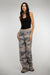 Camo knit pant in lava smoke camo — main image