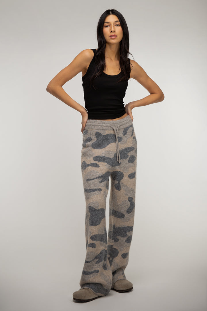 CAMO KNIT PANT in Lava Smoke Camo — alternate angle