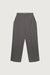 Double pleated wide leg pant in metal grey — main image